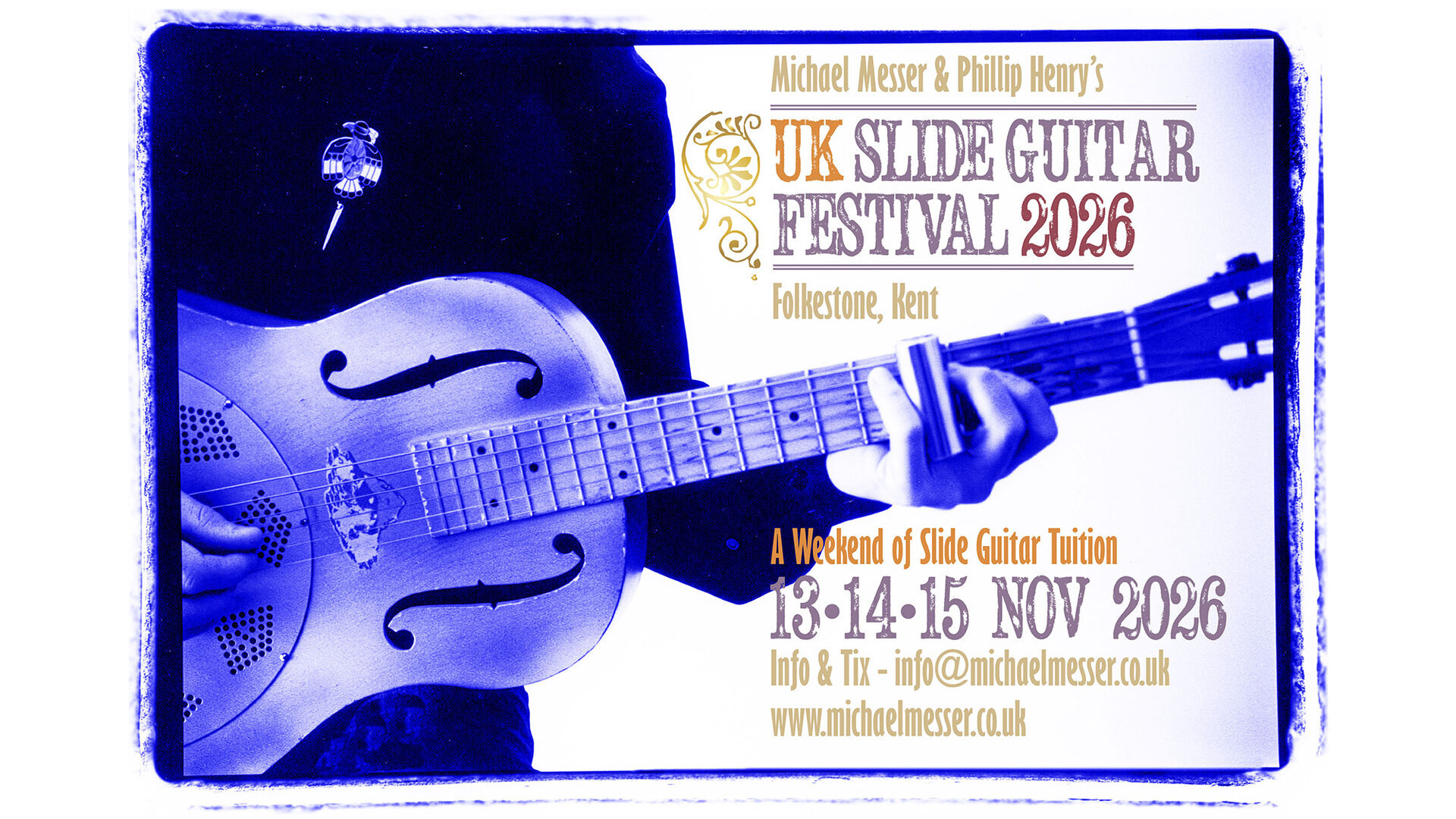 The UK Slide Guitar Festival 2026 - Folkestone - Michael Messer and Phillip Henry — event image